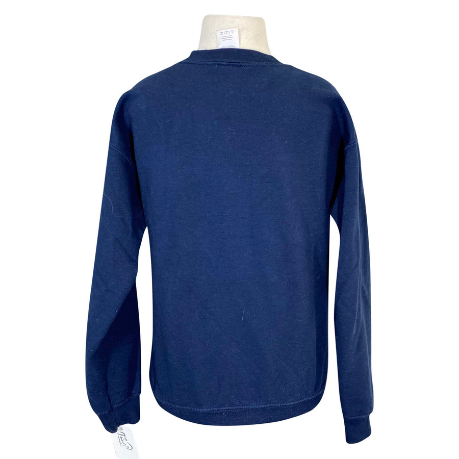 Back of TKEQ 'Top Prospect' Sweatshirt in Navy