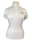 Equiline 'Page' Short Sleeve Show Shirt in White