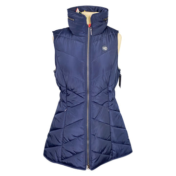 Horseware Long Line Padded Vest in Navy