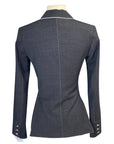 Back of Winston Equestrian Contrast Competition Coat