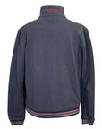 back of Cavalleria Toscana Bomber Jacket in Charcoal