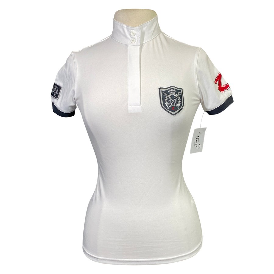 Horze Cool Competition Short Sleeve Shirt in White