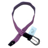 Manfredi Woven Belt in Pink/Grey