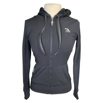 For Horses Tech Zip-Up in Black