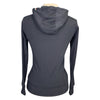 Back of For Horses Tech Zip-Up in Black