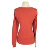 back of CALLIDAE The Crewneck Sweater in Poppy