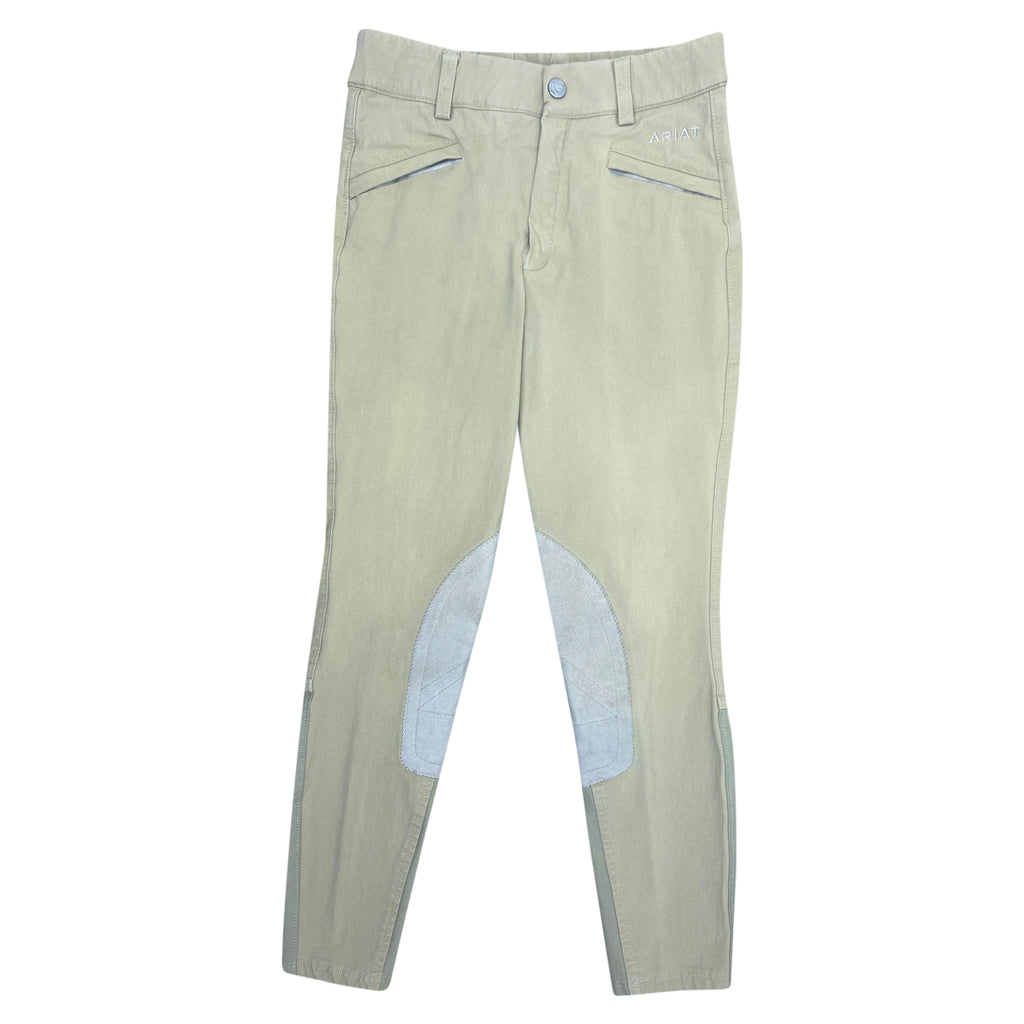 Ariat Performer Knee Patch Breeches in Tan