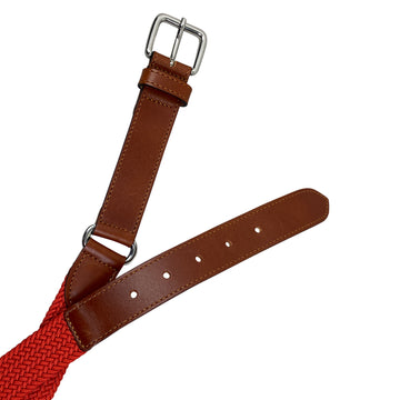Vestrum 'Colonia' Elastic Belt in Orange/Hazelnut 