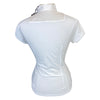 Back of Cavalleria Toscana Technical Bib Show Shirt in White