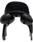 Back of Schleese 2006 Hunter Pleasure Saddle in Brown