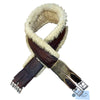 Edgewood Sheepskin Single End Elastic Girth in Cognac