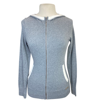 Asmar Equestrian 'Meghan' Coolmax Zip Up Sweater  in Grey 
