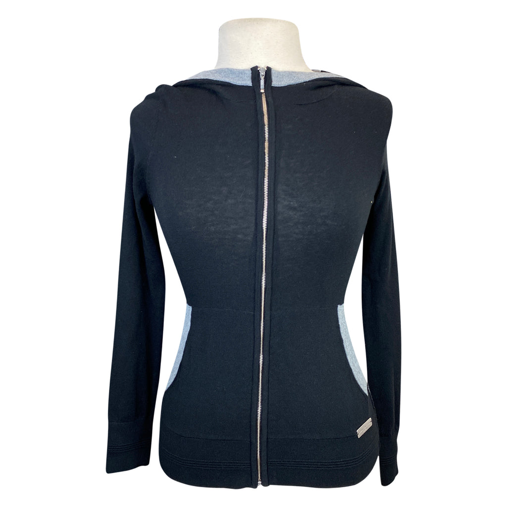 Asmar Equestrian 'Meghan' Coolmax Zip Up Sweater in Black 