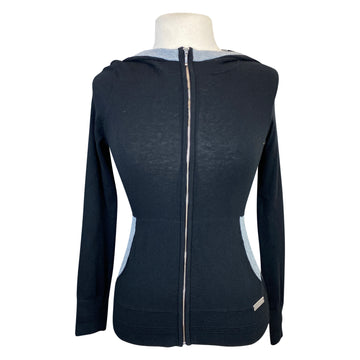 Asmar Equestrian 'Meghan' Coolmax Zip Up Sweater in Black 