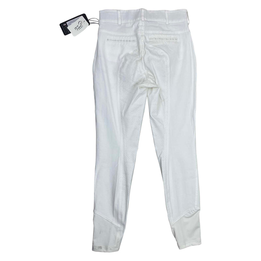 Back of Kingsland Kadi E-Tec Full Grip Breeches in White
