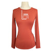 Animo 'Freya' Tech Jersey Crewneck  in Granato