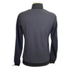 Back of Cavalleria Toscana Stretch Bomber Jacket in Black