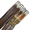 Detail of Single End Elastic Girth in Brown