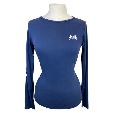 B Vertigo 'Daniele' Long Sleeve Tee  in Navy