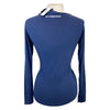 Back of B Vertigo 'Daniele' Long Sleeve Tee  in Navy