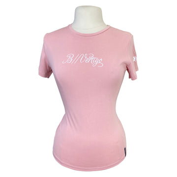 B Vertigo 'Daniele' Short Sleeve Tee  in Silver Pink