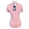 Back of B Vertigo 'Daniele' Short Sleeve Tee  in Silver Pink