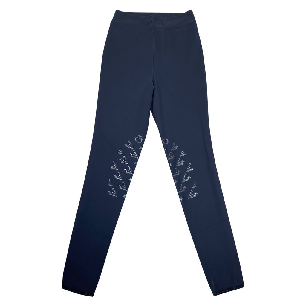 Cavalleria Toscana Jersey 'Tokyo Olympics' Riding Tights in Navy 