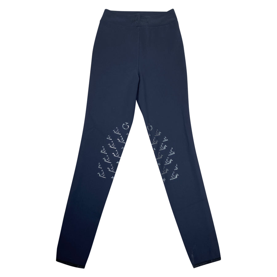 Cavalleria Toscana Jersey 'Tokyo Olympics' Riding Tights in Navy 