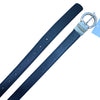 Close up of Asmar Equestrian Reversible Demi Belt in Black/Navy