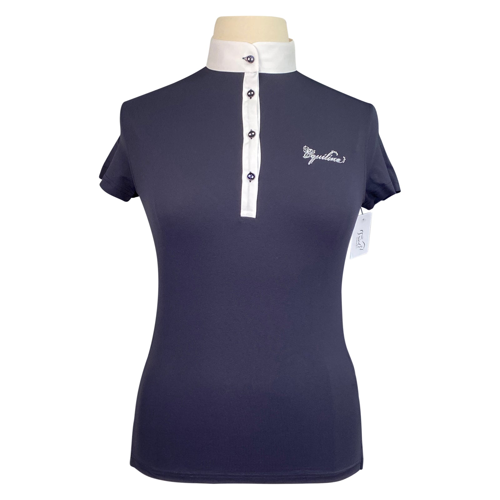 Equiline &#39;Grace&#39; Shirt in Navy