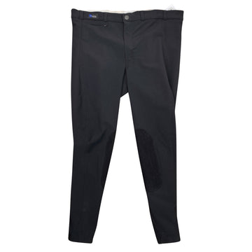 Irideon 'Courdelay' Knee Patch Breeches in Black