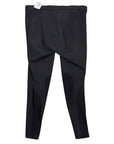 back of Irideon 'Courdelay' Knee Patch Breeches in Black