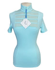 Equisite 'Elaine' Show Shirt in Aqua