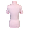 Back of Equisite 'Elaine' Show Shirt in Blush