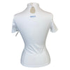 Back of Equisite 'Valentina' Shirt in White