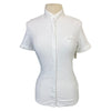 Equiline Waffle Show Shirt in White