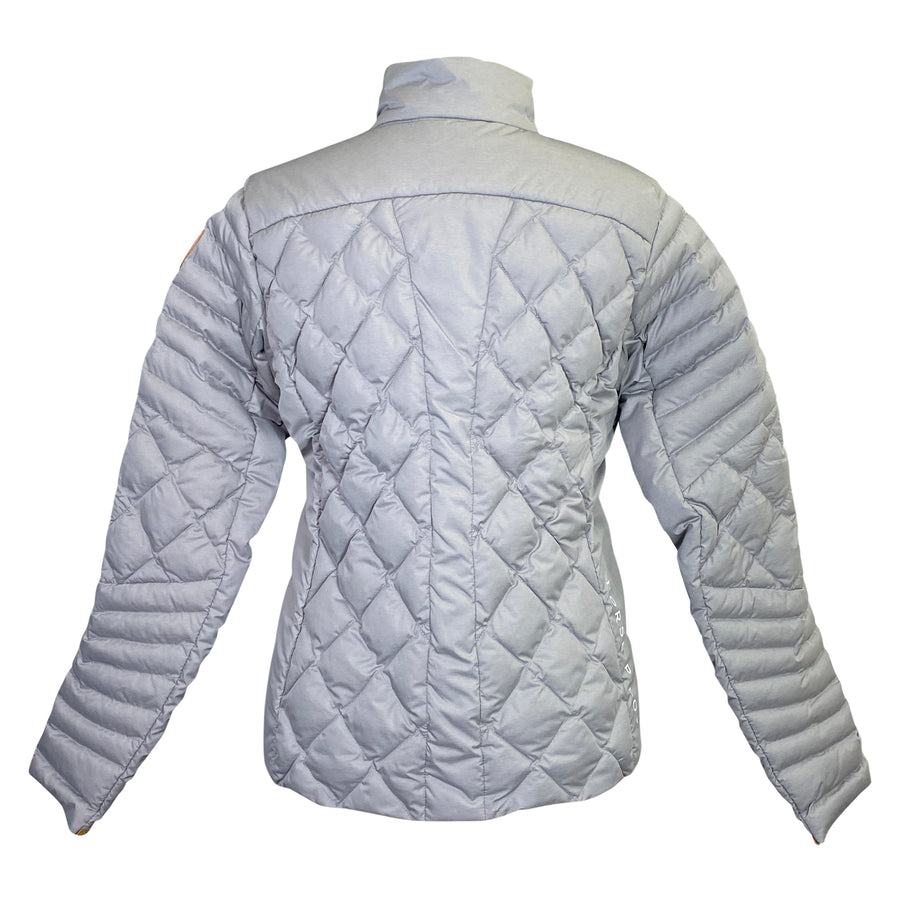 Back of Horse Pilot 'Softlight' Jacket in Light Grey
