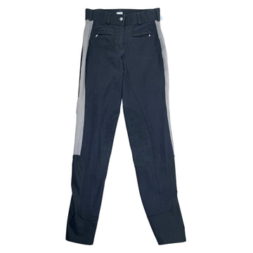 Dover Saddlery 'Empire II' Breeches in Black/Beige