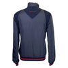 Back of MakeBe 'Lucy' Bomber Jacket in Navy