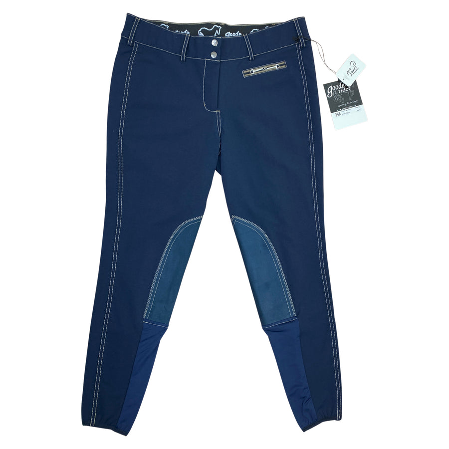 Goode Rider 'Iconic' Breeches in Navy