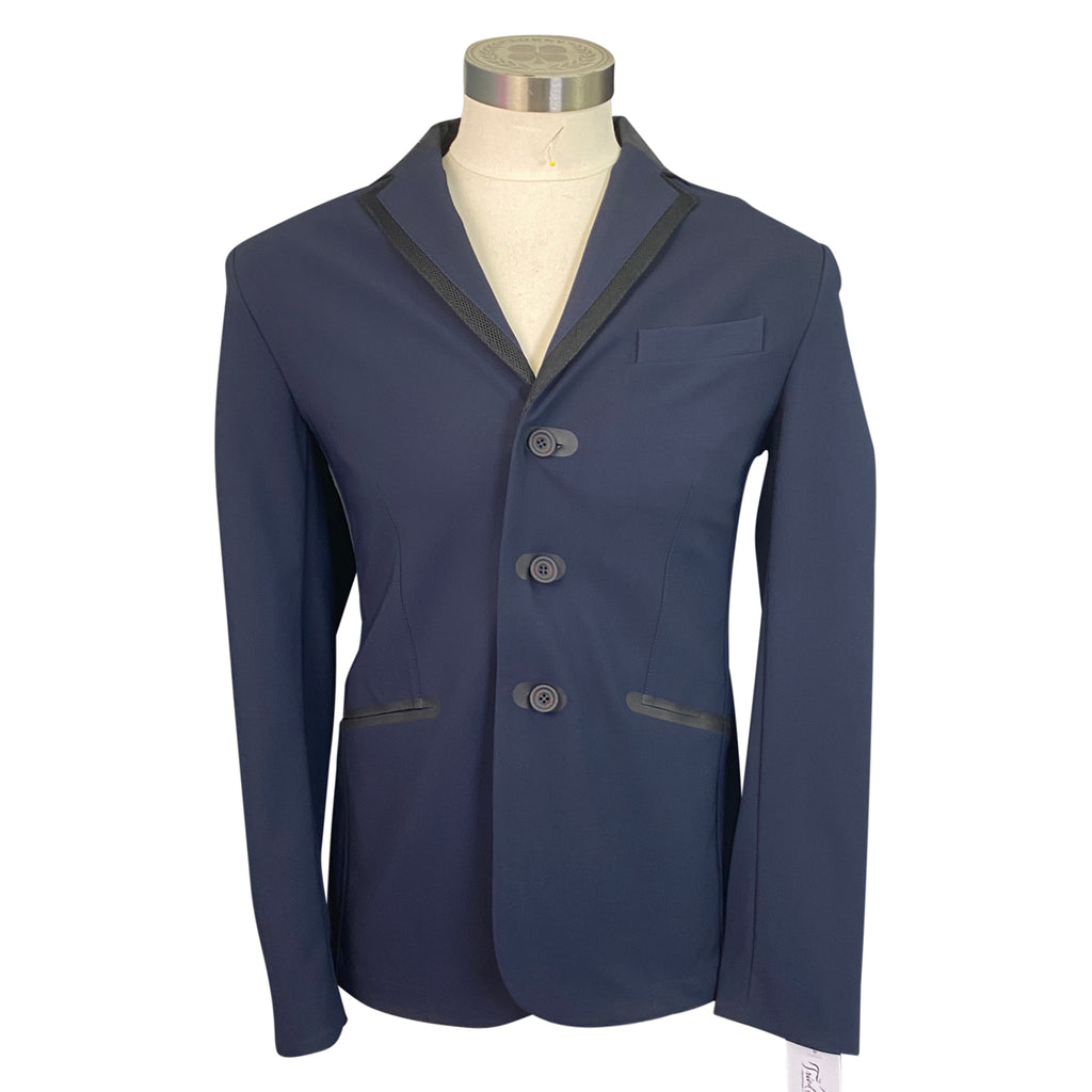 Cavalleria Toscana Tech Tape Show Coat in Dark Navy