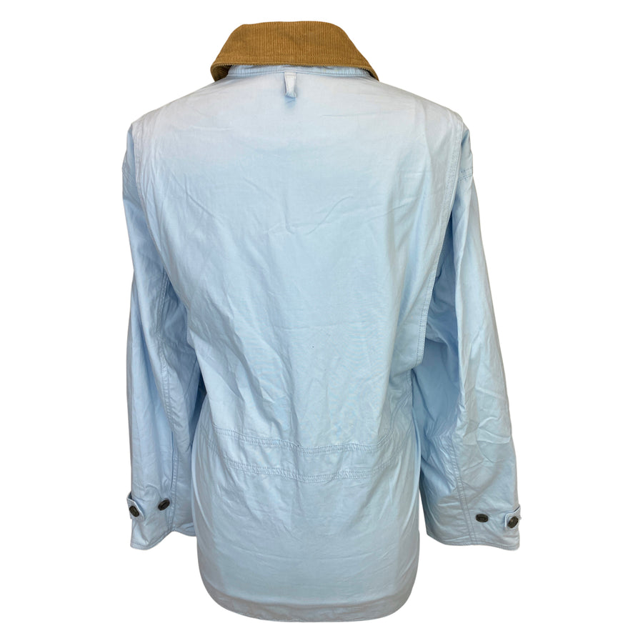 back of J. Crew Relaxed 'Barn' Jacket in Light Blue
