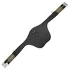 M. Toulouse Platinum Leather Belly Guard Girth in Chocolate