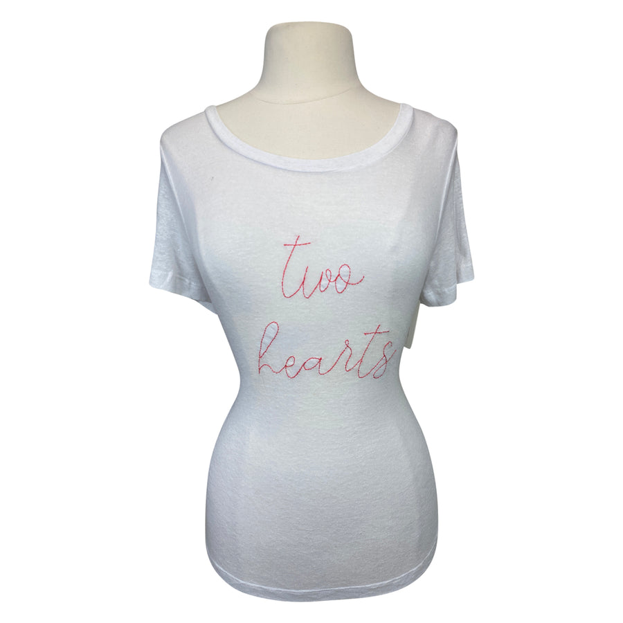 N1 Rider 'Two Hearts' Shirt in Cream Heather