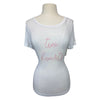 N1 Rider 'Two Hearts' Shirt in Cream Heather