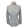 CALLIDAE 'The Show Shirt' in Charcoal + White Stripe