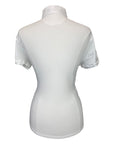 Back of MaKeBe 'Caroline' Competition Polo in White