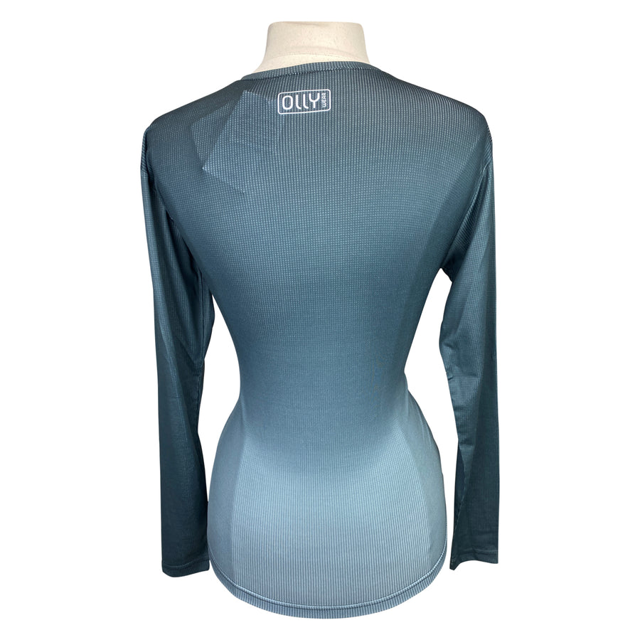 Back of Olly Wear 'Art x Sport' Crew Neck in Charcoal