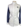 Asmar Equestrian Mesh 'Arwen' Show Shirt in White/Navy