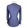 Back of Asmar Equestrian Mesh 'Arwen' Show Shirt in White/Navy